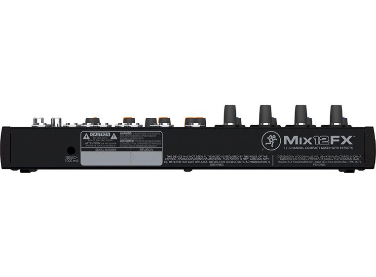 Mackie MIX12FX 12 kanalers kompakt mikser med effekter